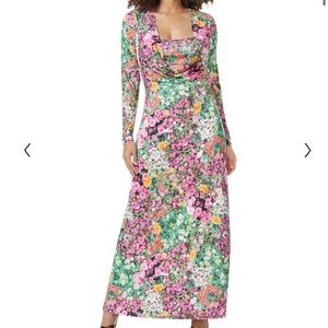 AFRM Dress - flower dress - long sleeve - floral